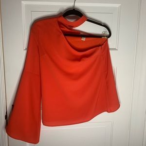 Forever 21 orange blouse